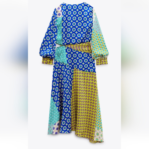 Zara printed midi dress - Picture 4 of 4